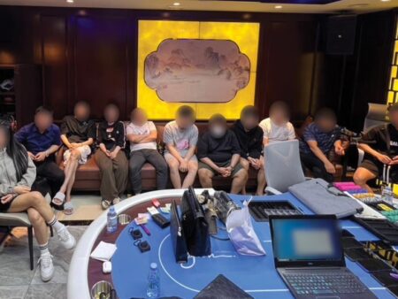 Bangkok Gambling Den Raided, 12 Foreign Gamblers Arrested